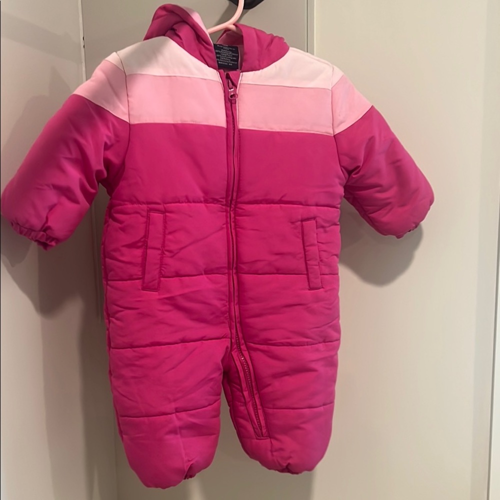 Faded Glory Pink Quilted One Piece